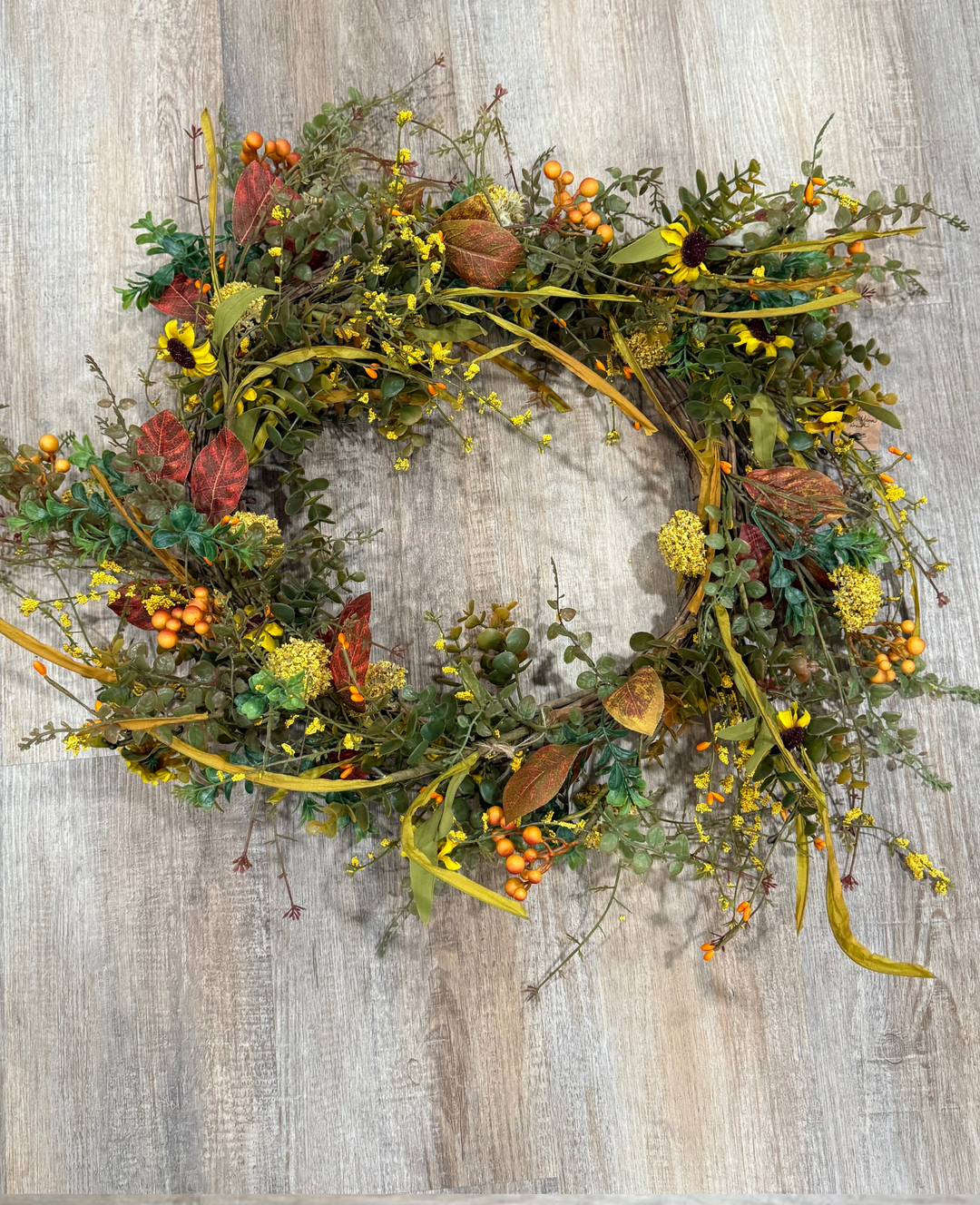 Autumn Yarrow Wreath