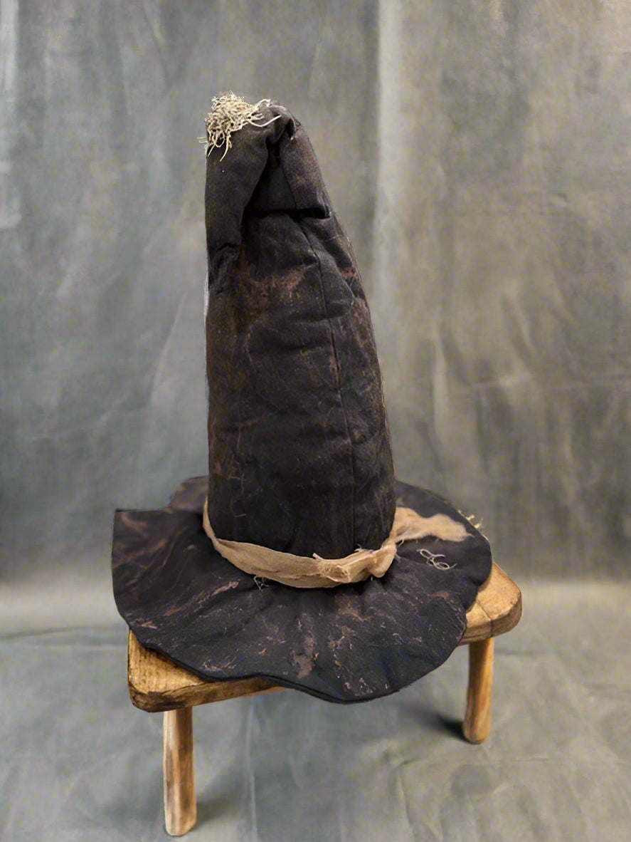 Grungy Stuffed Witch Hat Sitter