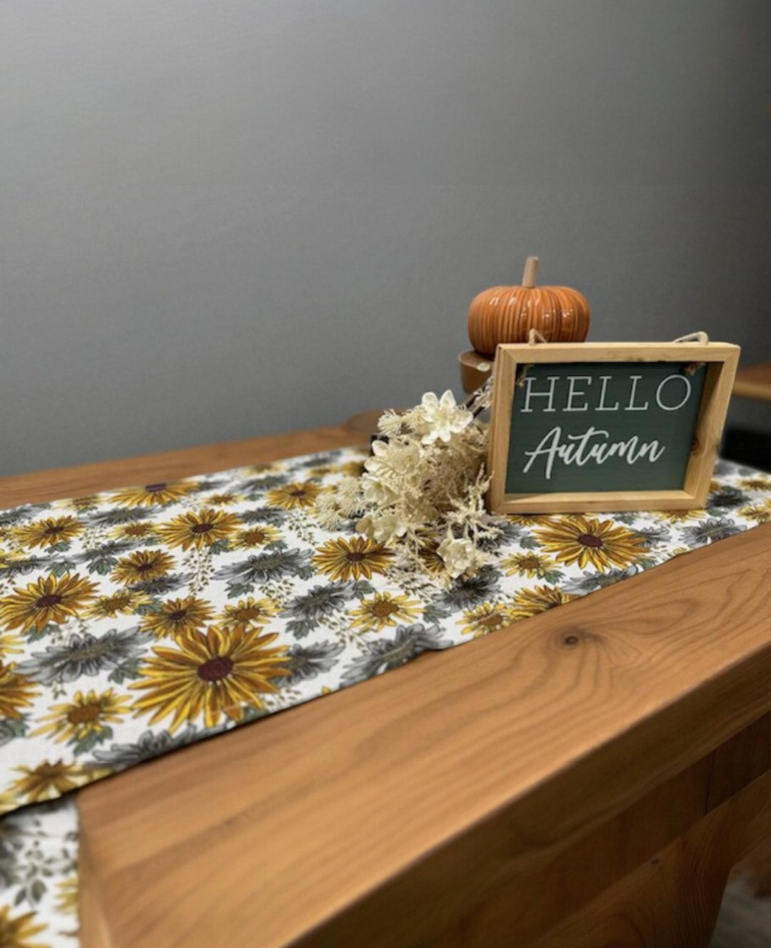 Sunflower table runner