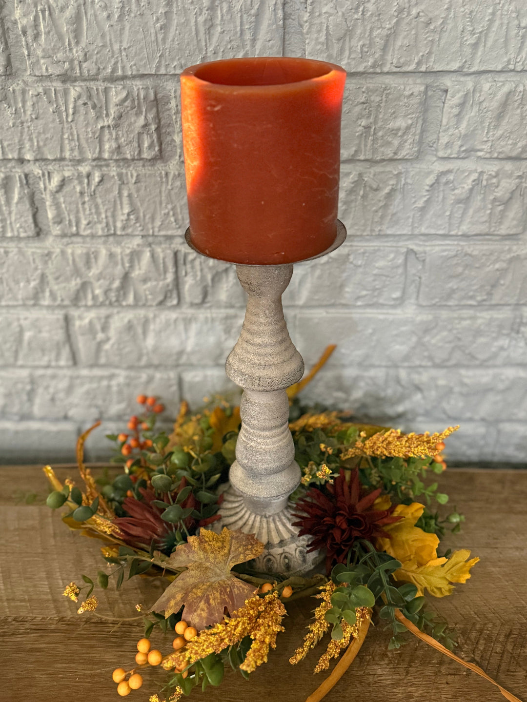 Fall Sunset Candle Ring